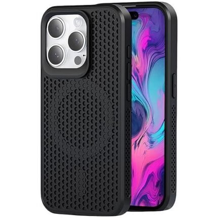 Magnetic Mesh Cooling MagSafe iPhone Case | iOs Cover