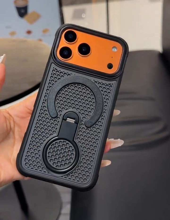 WhatsApp-Image-2026-05-19-at-10.05.24-PM.jpeg Premium Magnetic Stand Mesh Cooling Case for iPhone –IOS Cover - Image 1