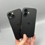 Polycarbonate Plastic Metarial Slim Black CASE For IPhone - Image 4