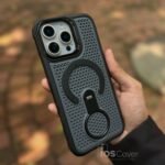 Premium Magnetic Stand Mesh Cooling Case for iPhone –