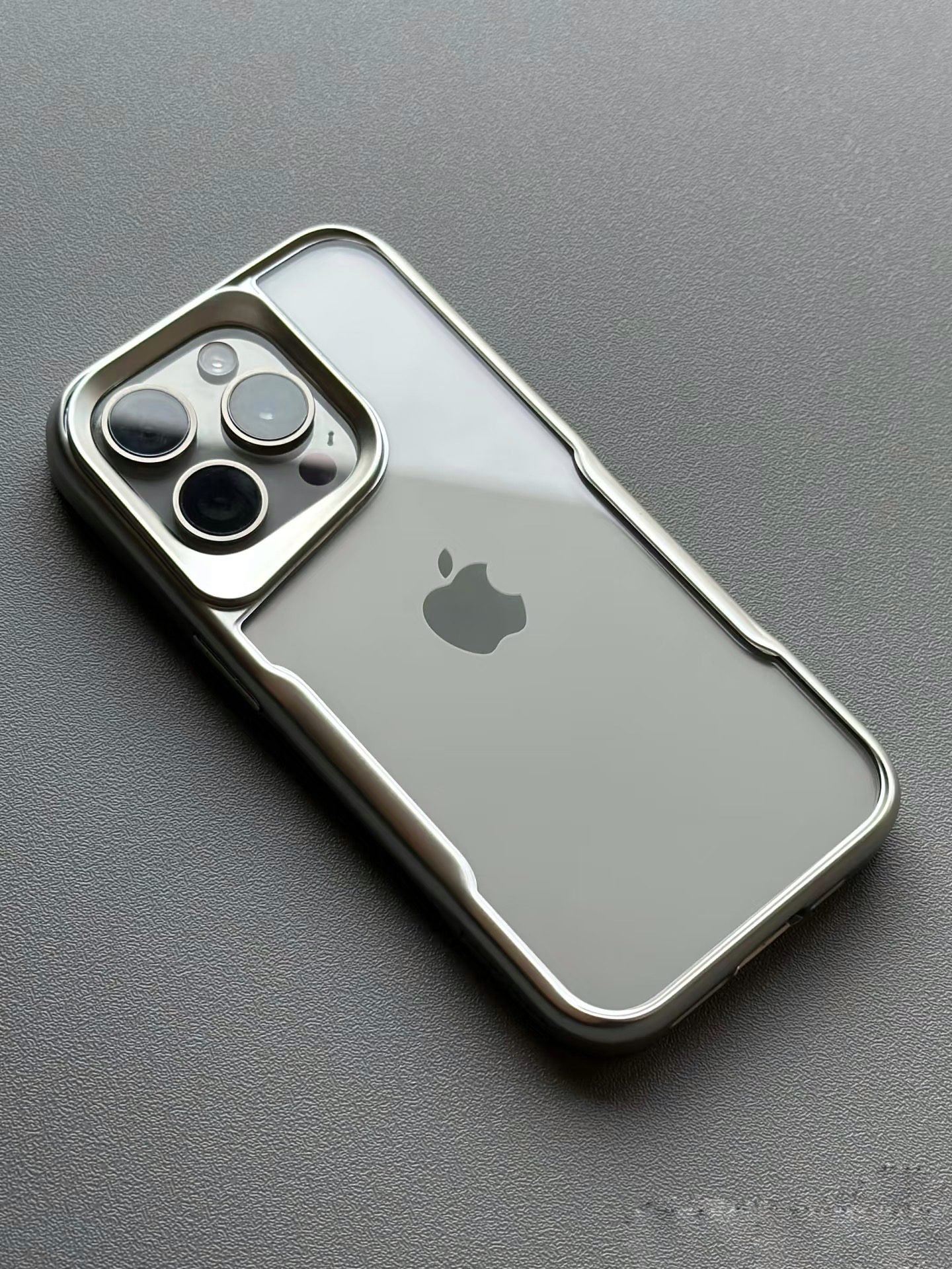 IMG_5126.jpg New Zone-Premium Matte Transparent iPhone Case – Subtle Elegance, Strong Protection - Image 1