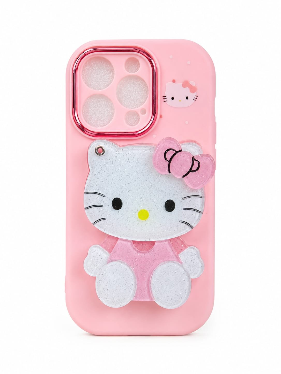 WhatsApp Image 2026-06-28 at 12.26.07 PM Cute 3D Hello Kitty Pink Silicone iPhone Case | Soft Shockproof Protective Cover with Camera Lens Protection - Image 1