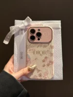 Luxury Floral Designer Case for iPhone 12 to 17 Pro Max – Elegant Feminine Edition - Image 3
