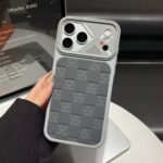 Luxury Textured Shield iPhone Case – Premium Slim Protective Cover with Modern Camera Accent - Image 3