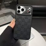 Luxury Textured Shield iPhone Case – Premium Slim Protective Cover with Modern Camera Accent - Image 2