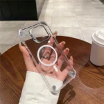 Luxury Anti-Yellow Transparent MagSafe Case with HD Camera Lens Protection - Image 7