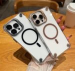 Luxury Anti-Yellow Transparent MagSafe Case with HD Camera Lens Protection - Image 4