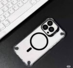 Luxury Anti-Yellow Transparent MagSafe Case with HD Camera Lens Protection - Image 3