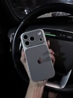 Luxury Leather Texture iPhone Case – Premium Matte Slim Protective Cover with Camera Guard - Image 6