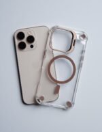 Luxury Anti-Yellow Transparent MagSafe Case with HD Camera Lens Protection - Image 2