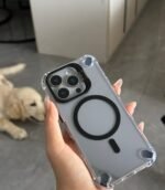 Luxury Anti-Yellow Transparent MagSafe Case with HD Camera Lens Protection - Image 6