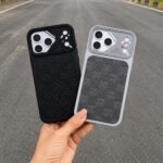 Luxury Textured Shield iPhone Case – Premium Slim Protective Cover with Modern Camera Accent