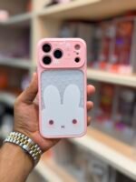 Cute Pink Bunny 3D Protective iPhone Case – Aesthetic Camera Protection Cover - Image 7