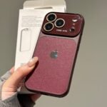 Premium Leather Texture iPhone Case | Luxury Protective Case with Camera Protection