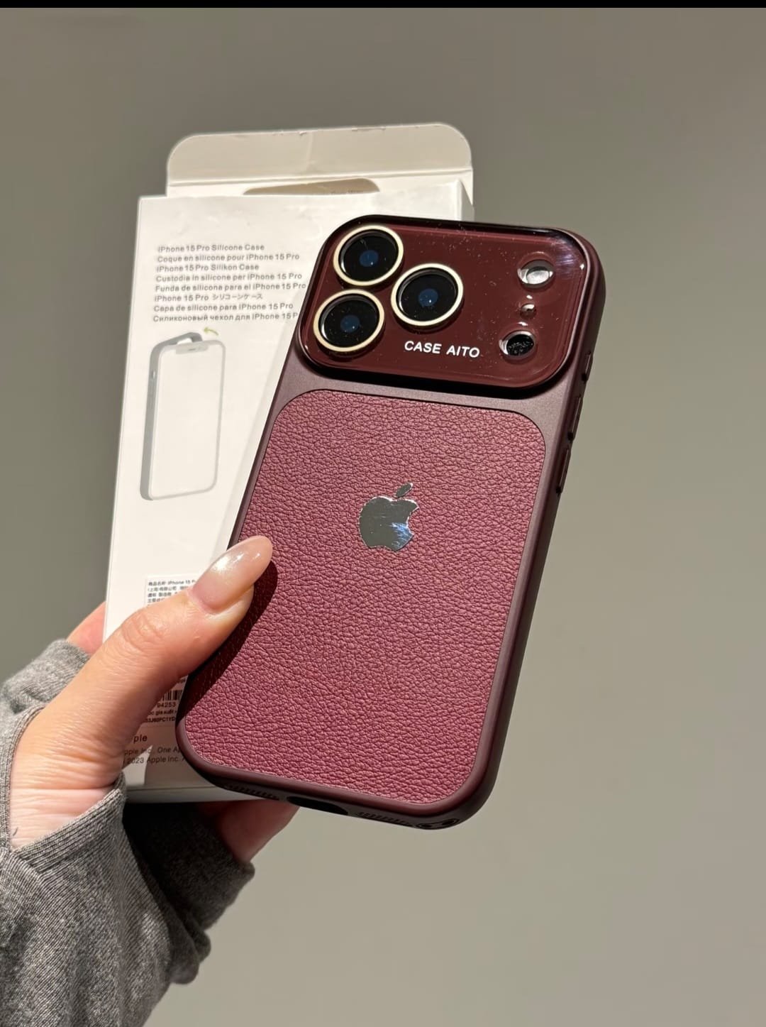 WhatsApp Image 2026-08-28 at 12.35.58 AM Premium Leather Texture iPhone Case | Luxury Protective Case with Camera Protection - Image 1